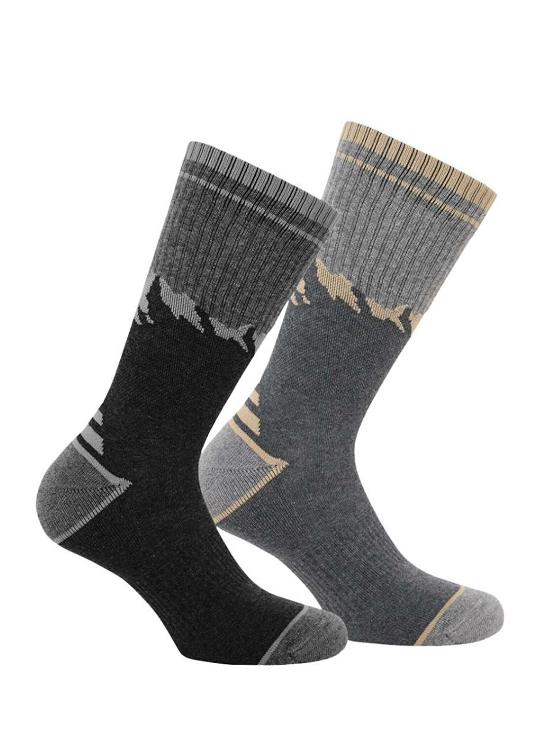 Jack Wolfskin Mount Multi Cl C Siyah Unisex Çorap görsel 2