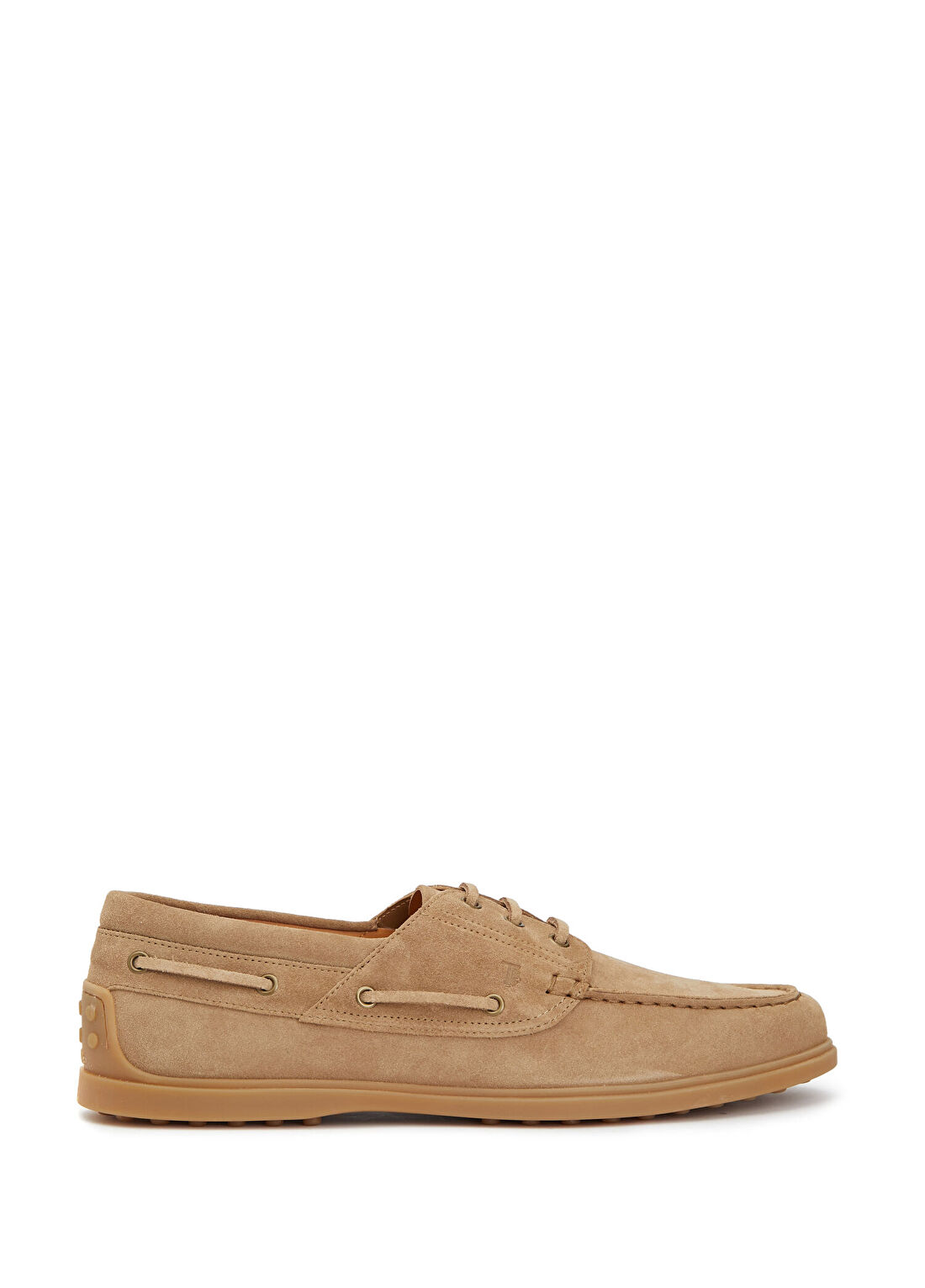Tod's Bej Erkek Süet Loafer