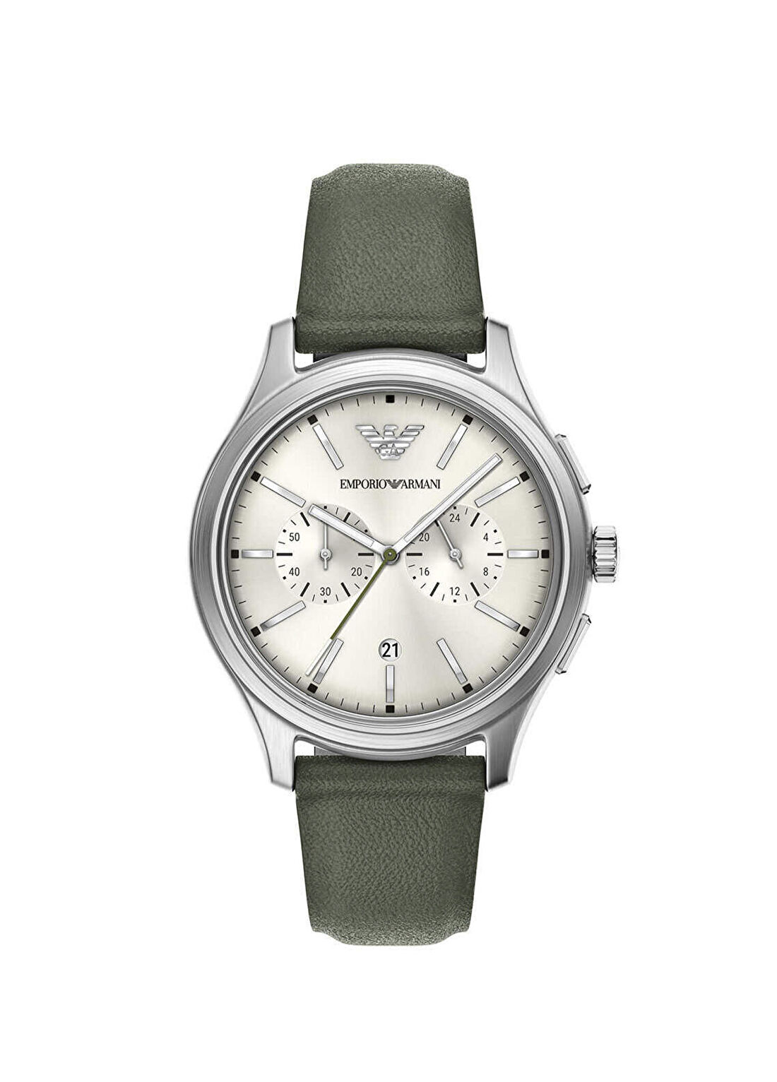 Emporio Armani AR11801 Yeşil Deri Erkek Kol Saati