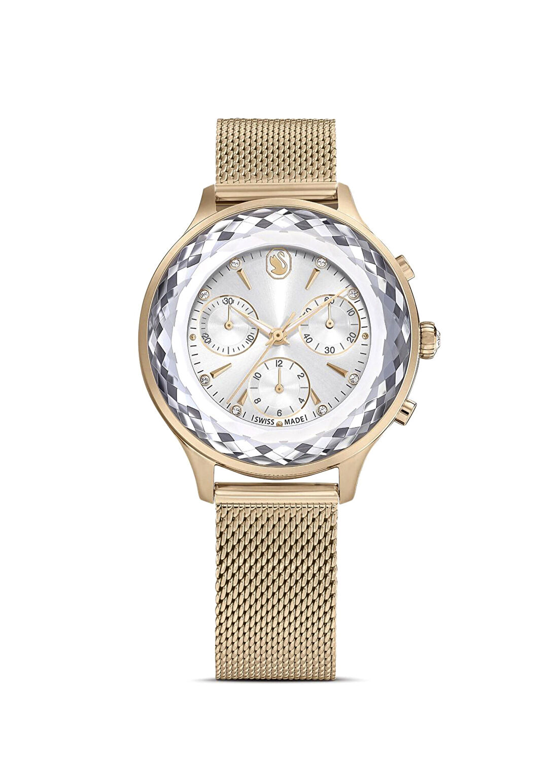 Swarovski 5677506 Kol Saati Nova Chrono: Mb Altın Rengi Kadın Kol Saati