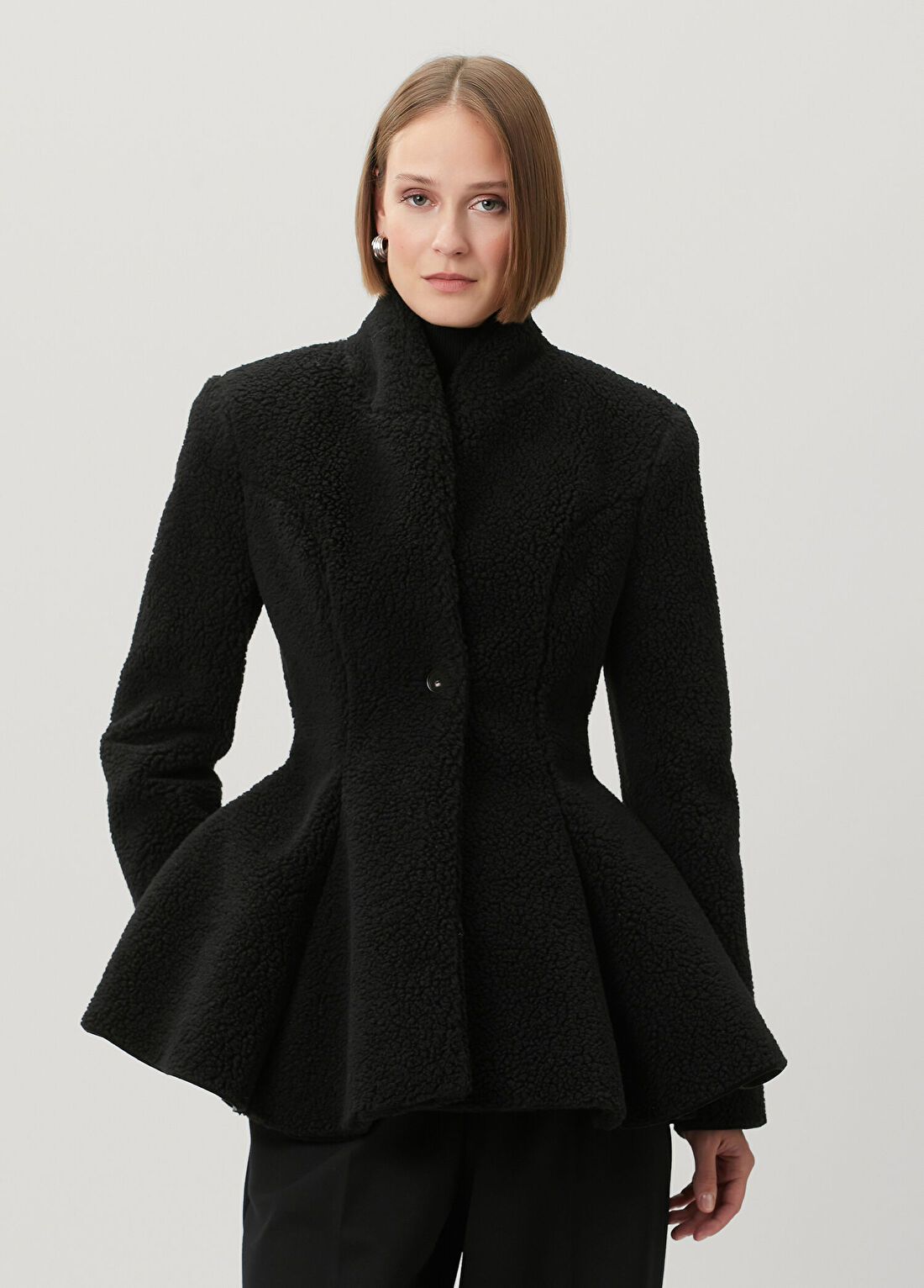 Stella McCartney Siyah Peplum Detaylı Ceket