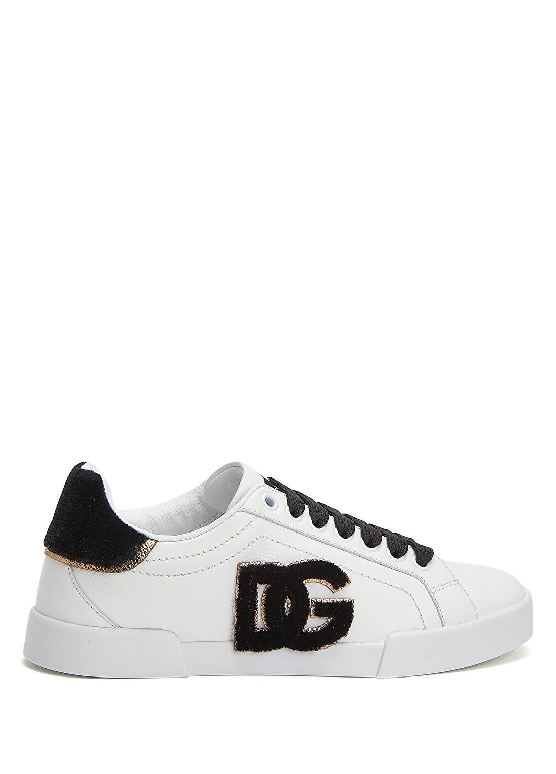 Dolce&Gabbana Portofino Beyaz Kadın Deri Sneaker
