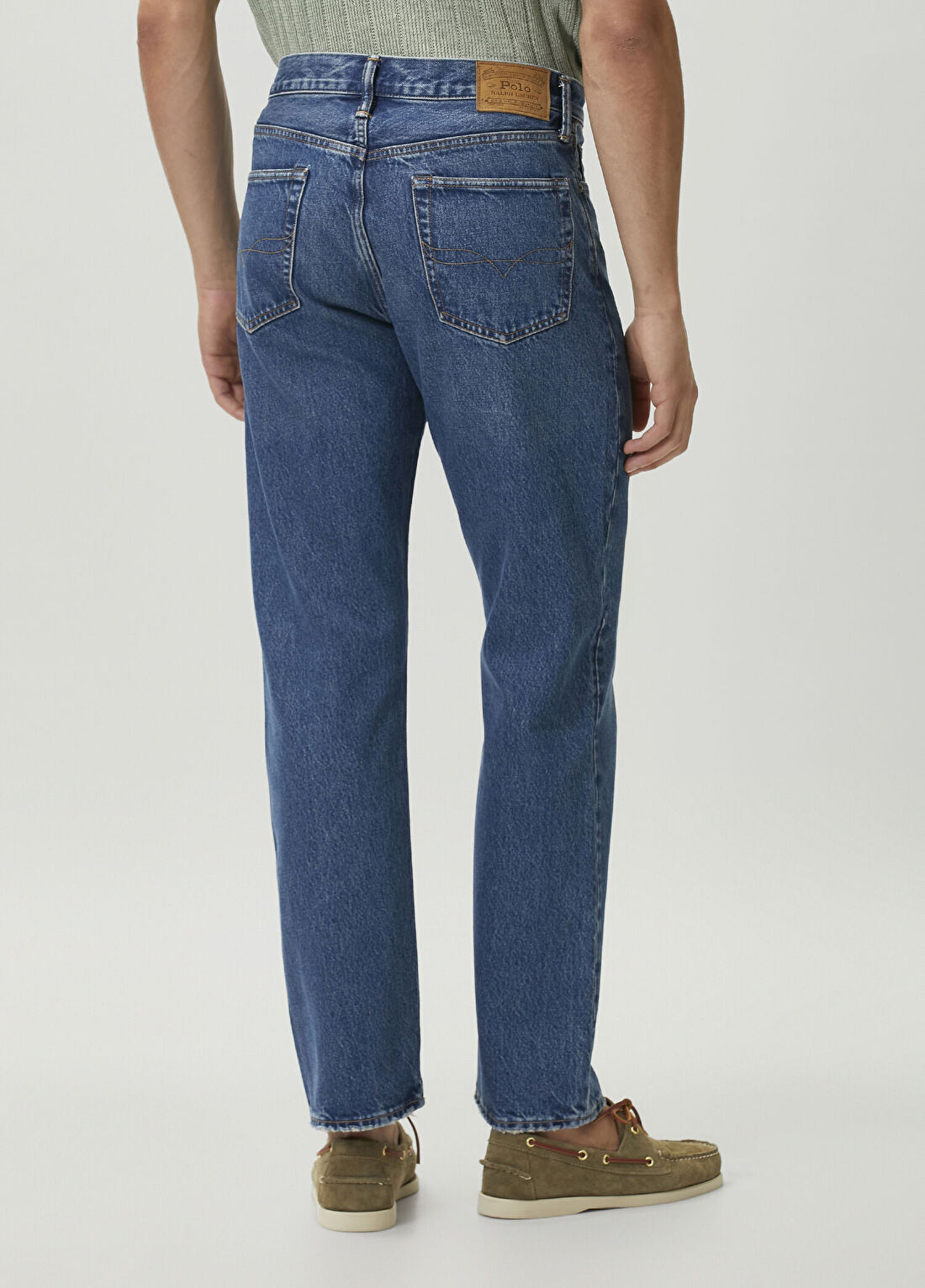 Polo Ralph Lauren Heritage Mavi Jean Pantolon görsel 3