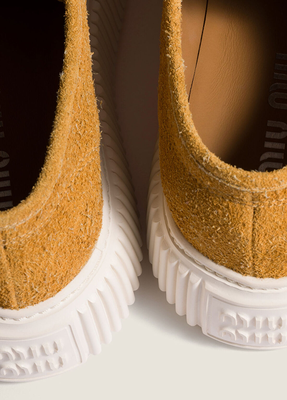Miu Miu Açık Kahve Süet Kadın Sneaker görsel 3