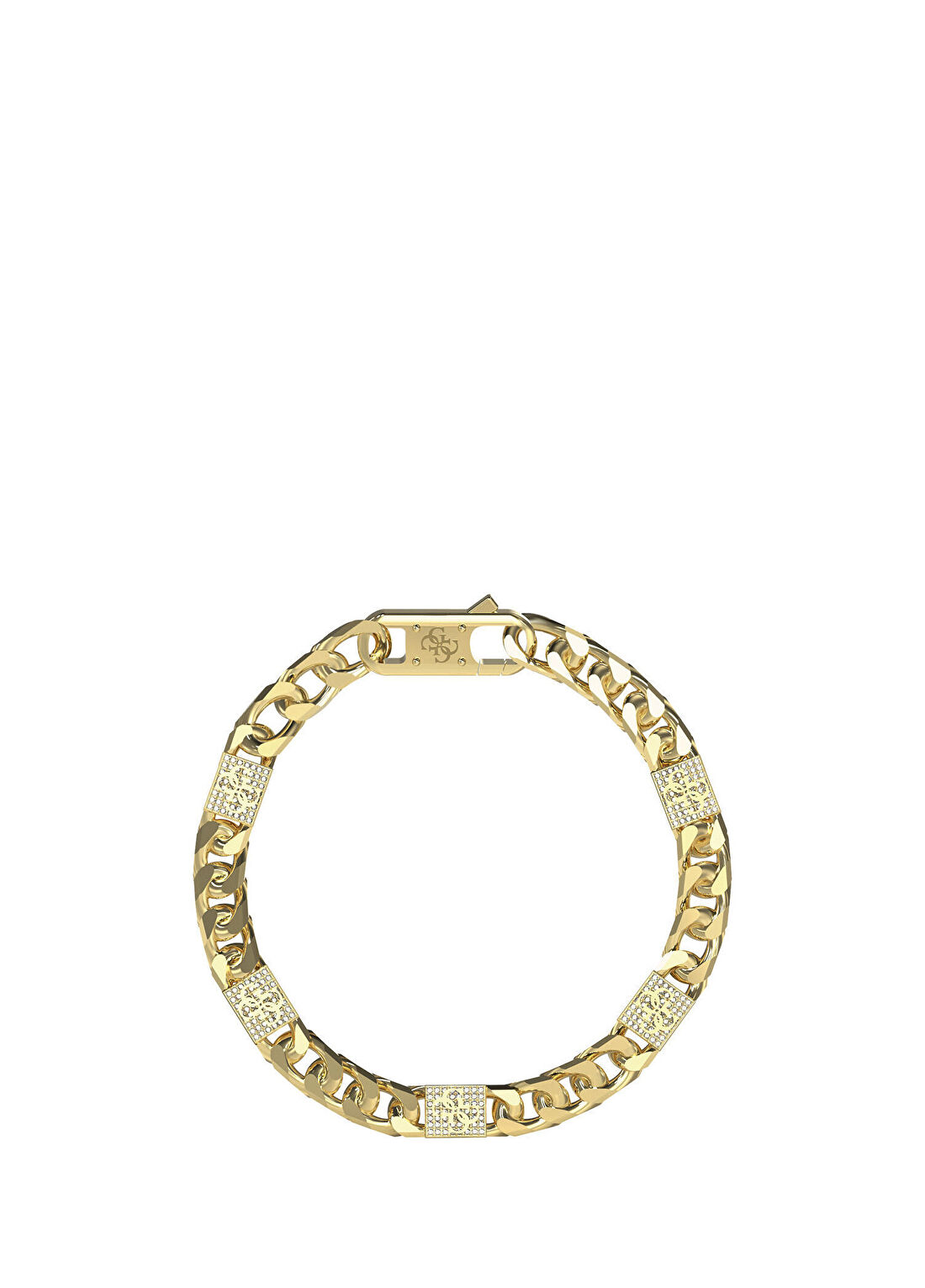 Guess JGUJUMB06027JWYGS Altın Rengi Çelik Erkek Bileklik