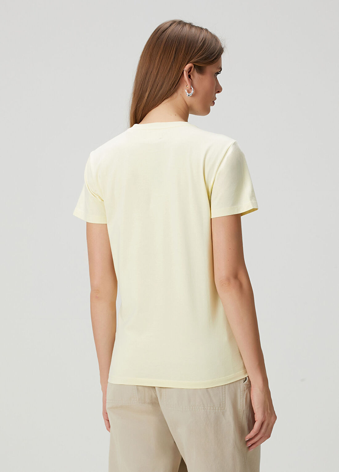 Marant Etoile Aby Açık Sarı T-shirt görsel 4