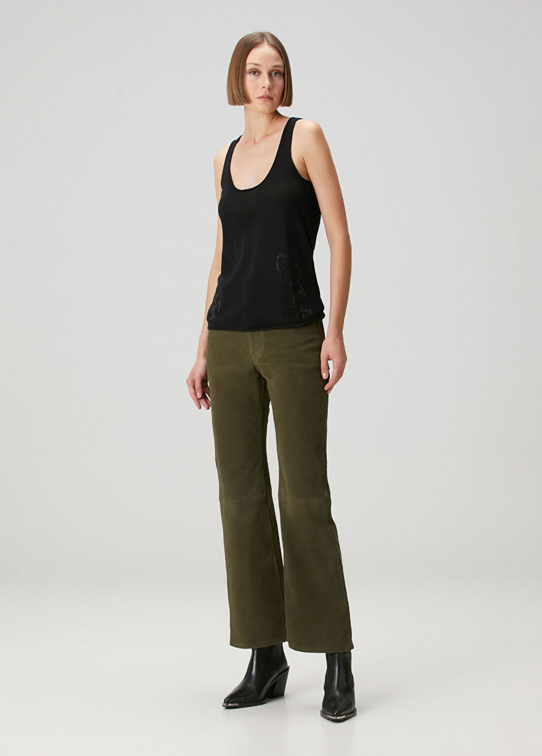 Zadig&Voltaire Siyah Kaşmir Atlet görsel 3