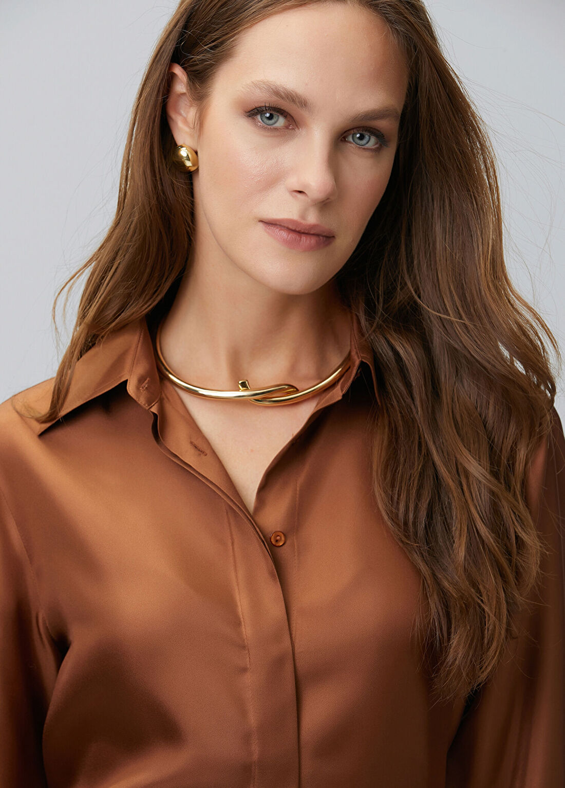 Network Tarçın Limited İpek Twill Gömlek görsel 2