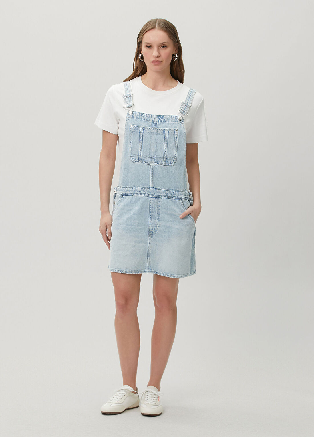 7 For All Mankind Açık Mavi Denim Tulum
