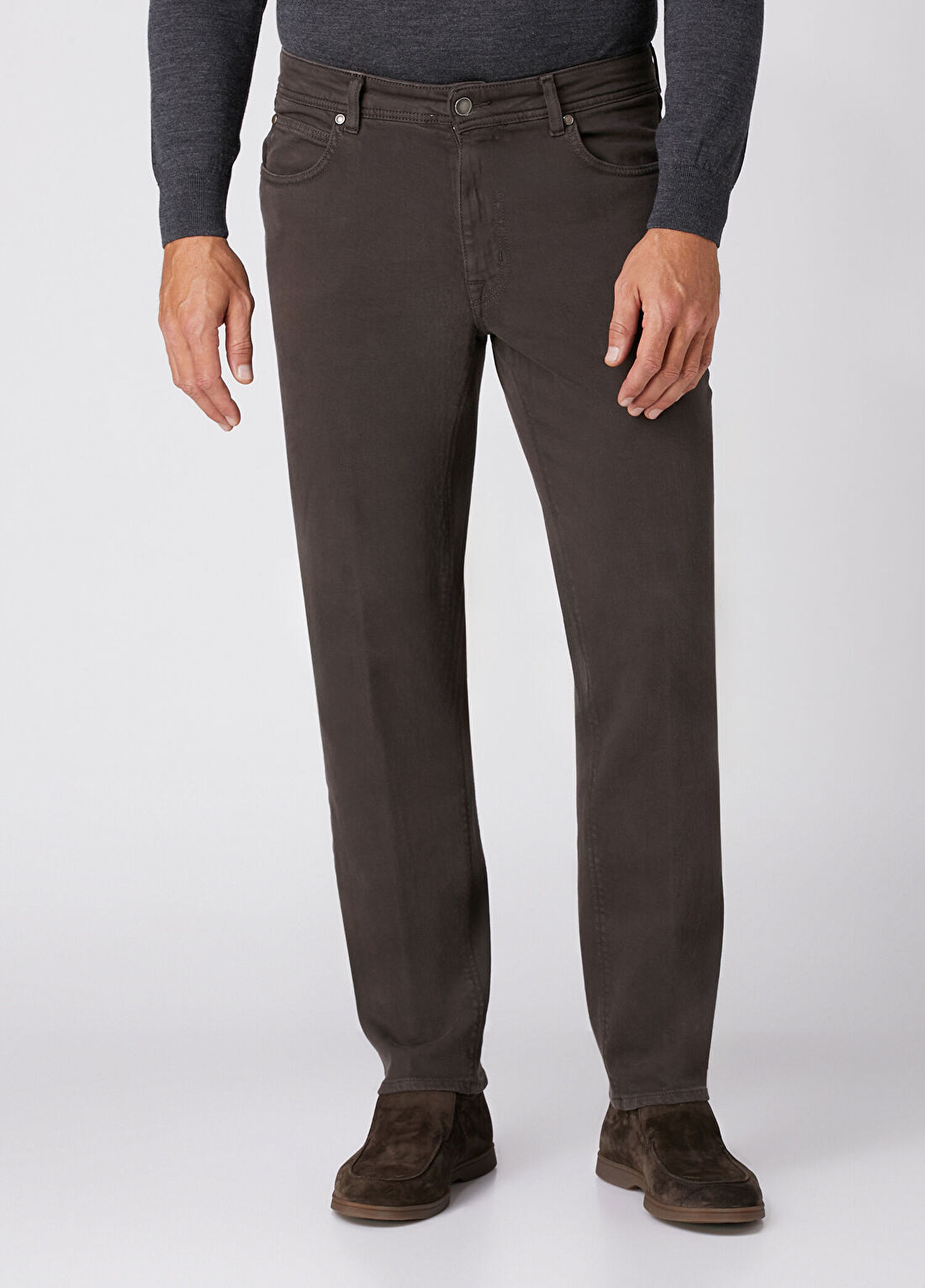 Beymen Collection Kahverengi 5 Cep Pantolon görsel 2