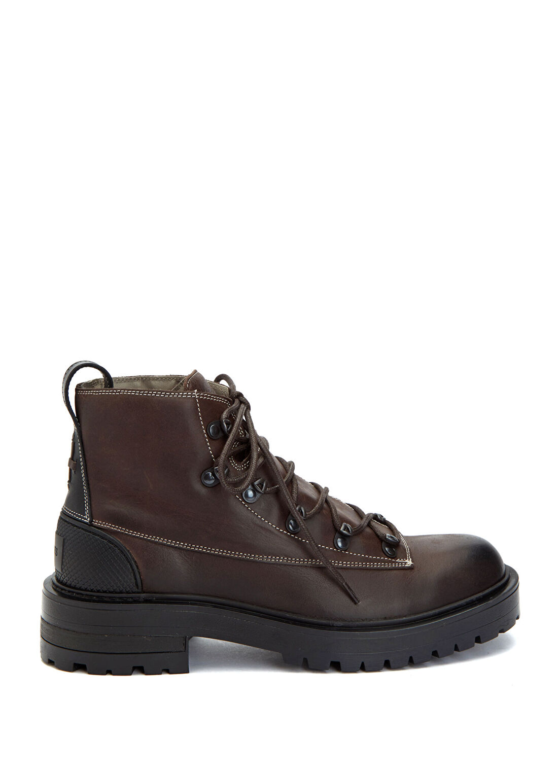 AllSaints Mccoy Koyu Kahverengi Erkek Deri Bot