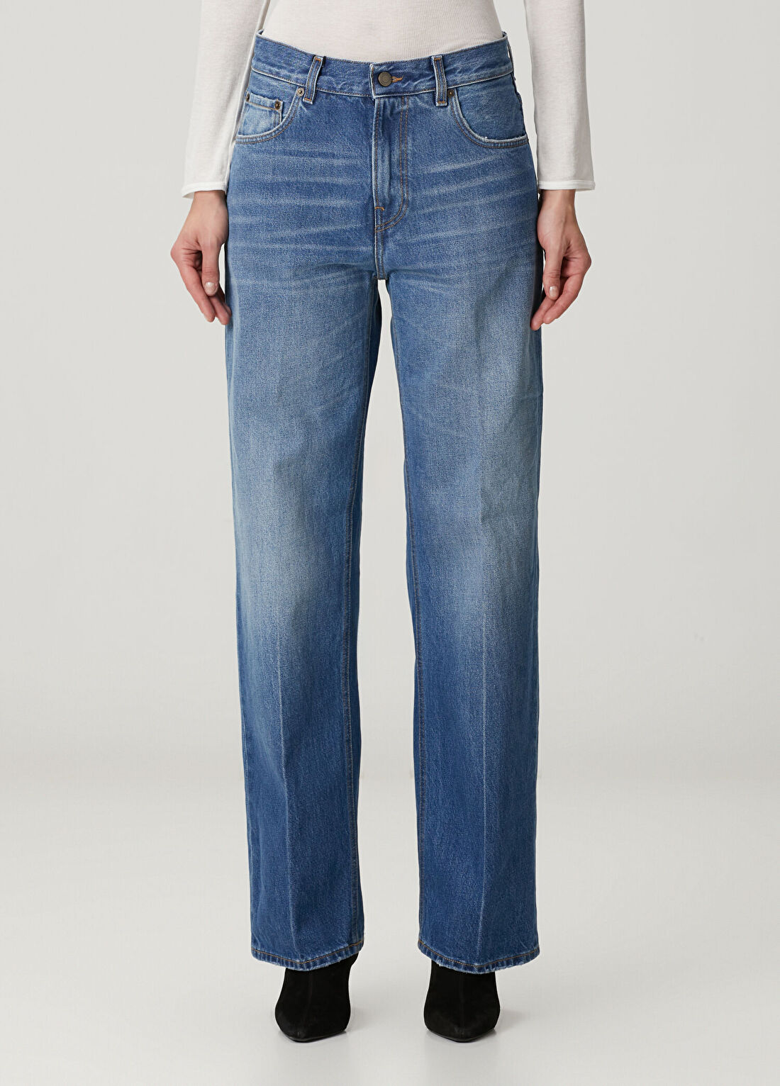 Haikure Bonnie Mavi Jean Pantolon görsel 3