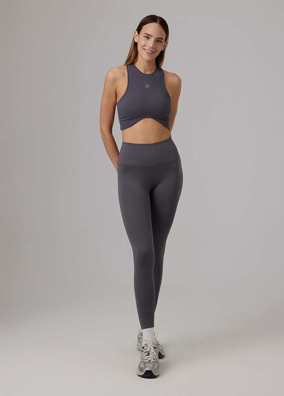Glo Studio Iris Seamless Bra Ash Kadın Spor Sütyeni