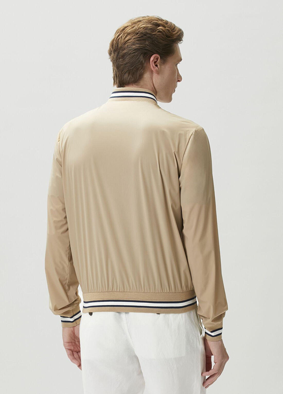Pal Zileri Bej Bomber Mont görsel 4