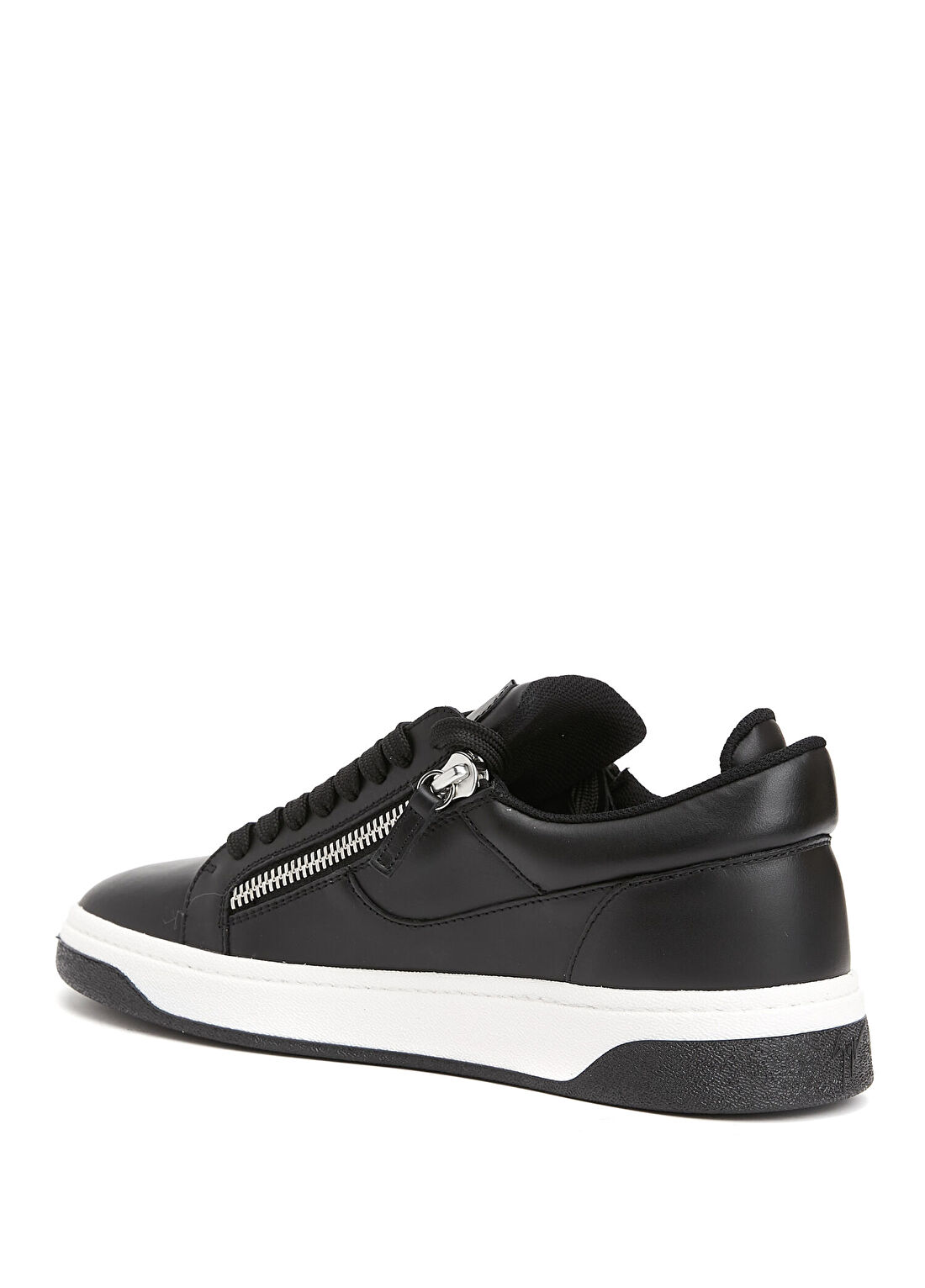 Giuseppe Zanotti Siyah Erkek Deri Sneaker görsel 3