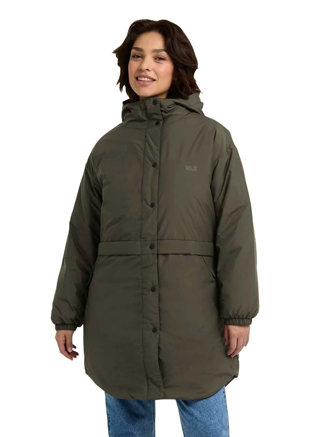 Jack Wolfskin Altay Yeşil Kadın Outdoor Mont