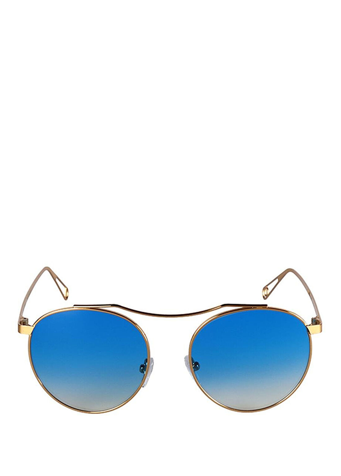 Original Vintage Sunglasses Smav COL 02 Altın Rengi Metal Unisex Güneş Gözlüğü görsel 2