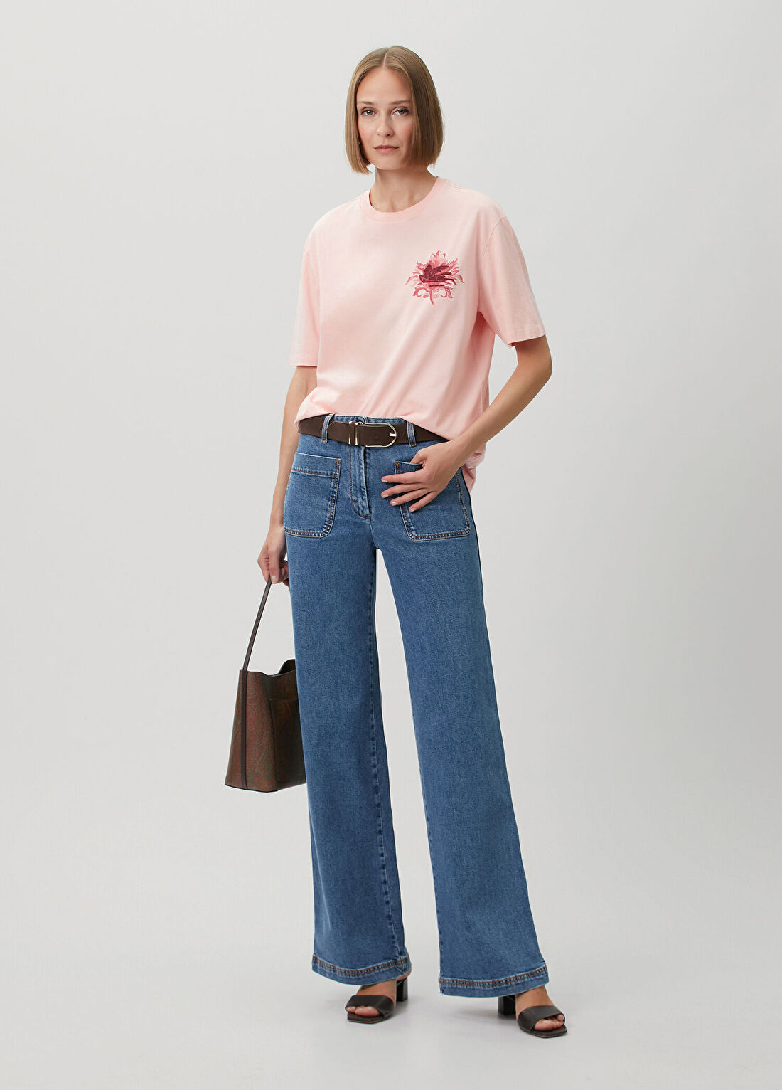 Etro Mavi Jean Pantolon