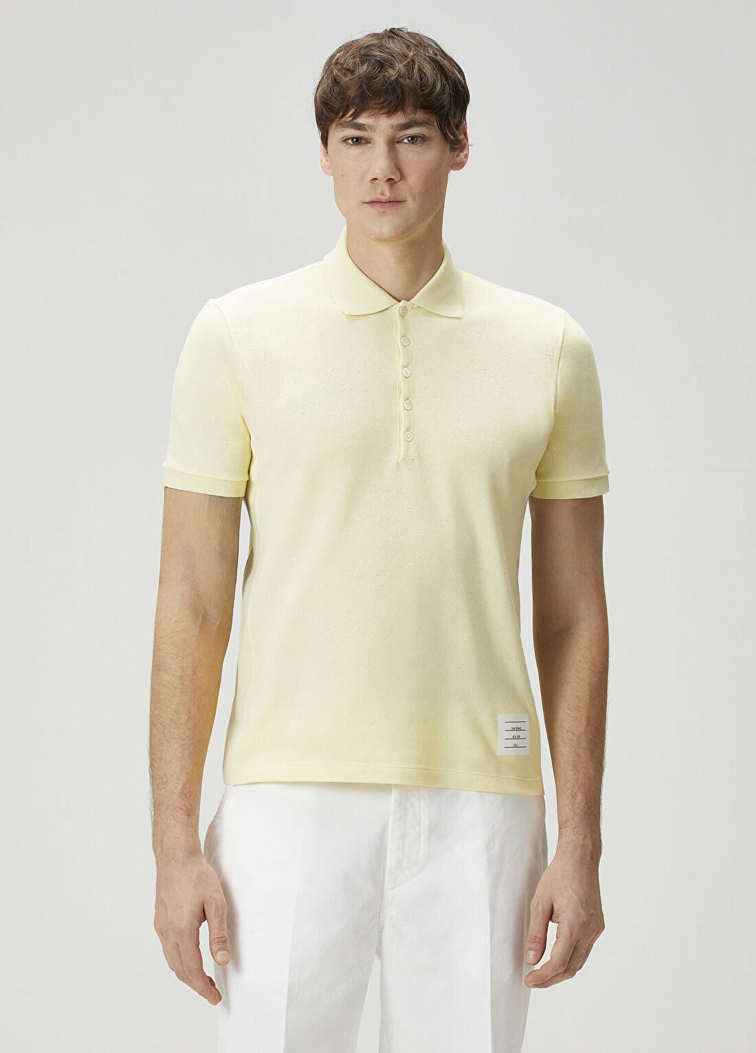 Thom Browne Sarı Polo Yaka T-shirt