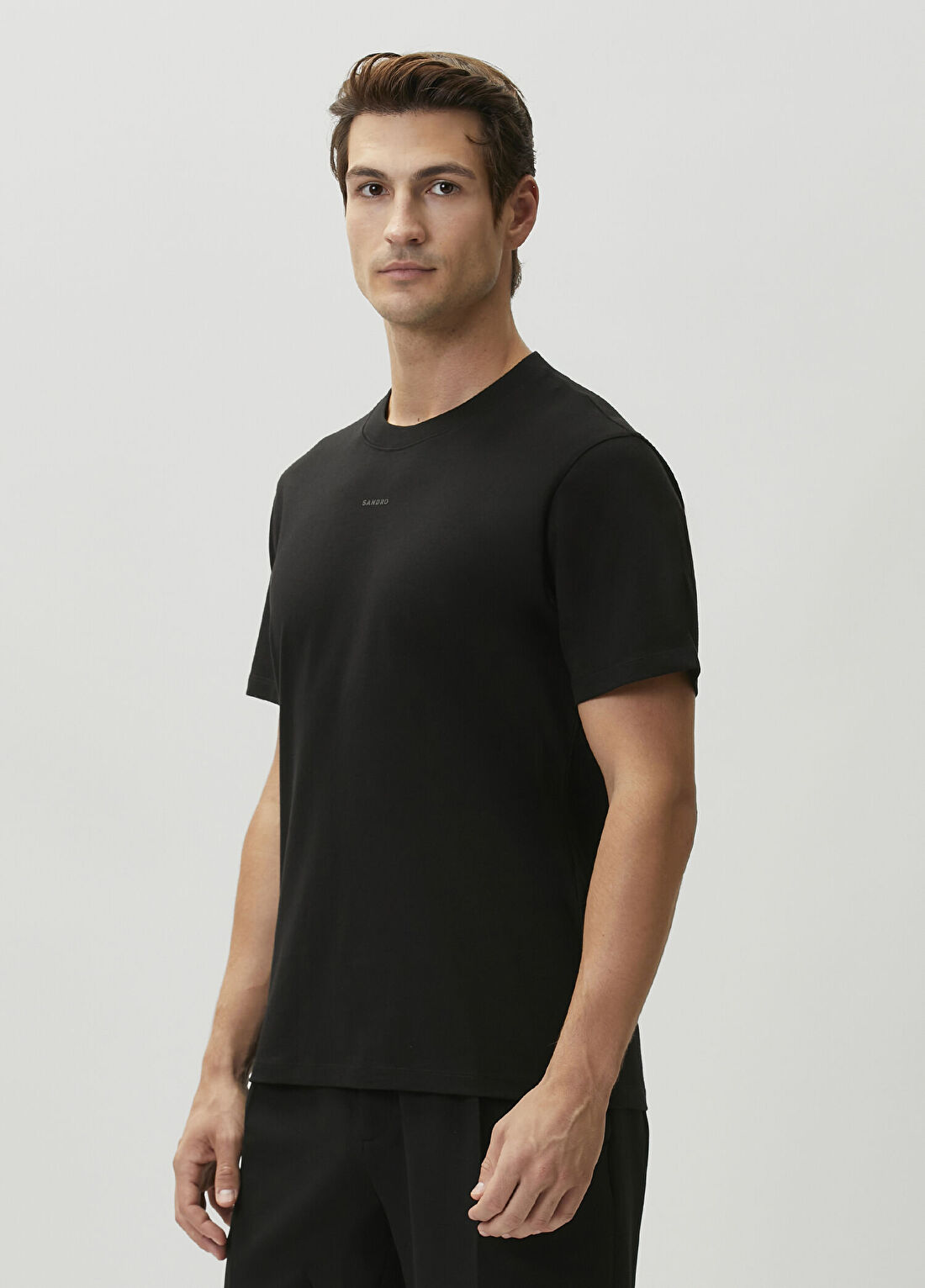 Sandro Siyah T-shirt görsel 3