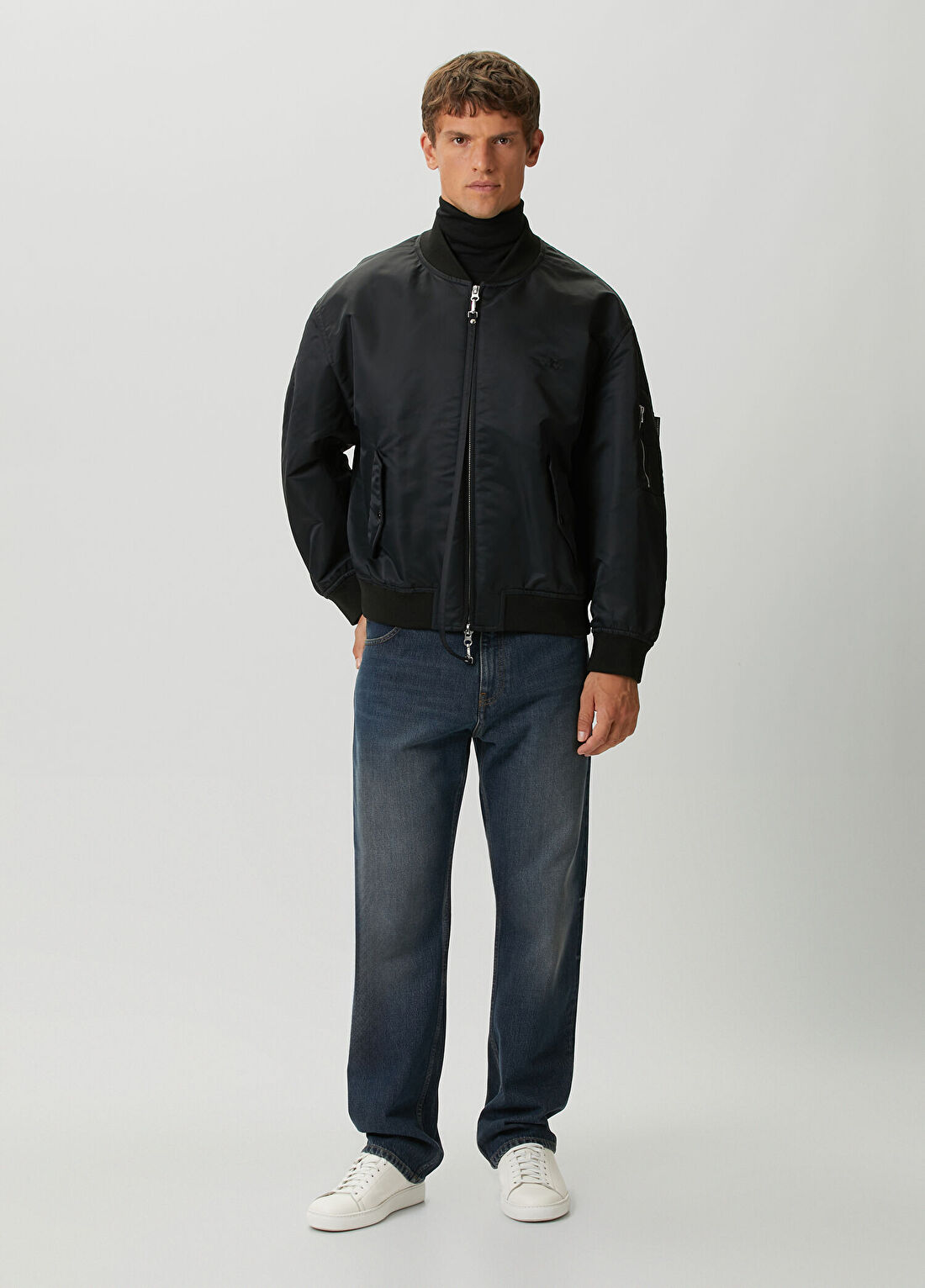 Courreges Lacivert Jean Pantolon