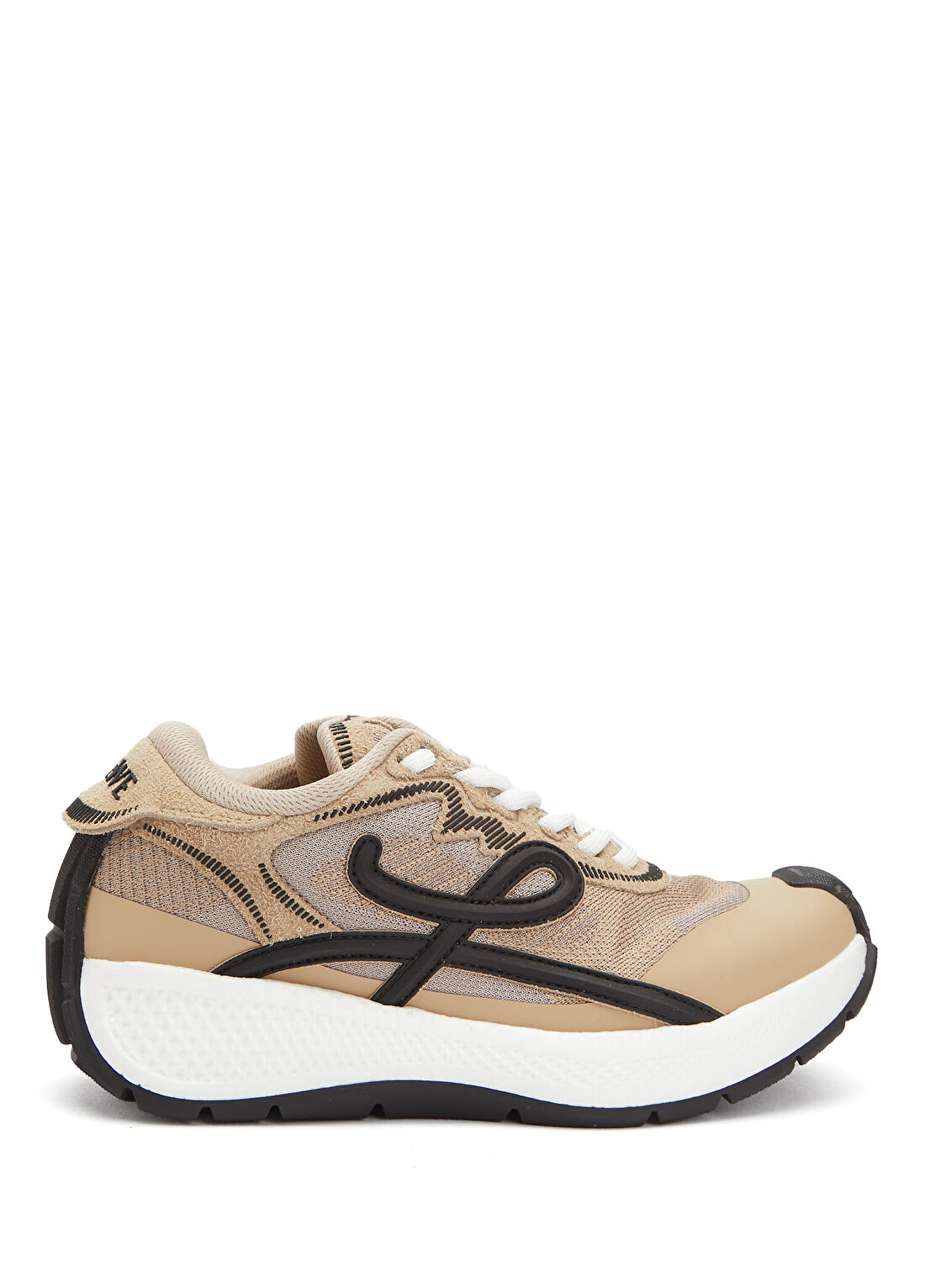 Loewe Pogo Bej Siyah Erkek Sneaker