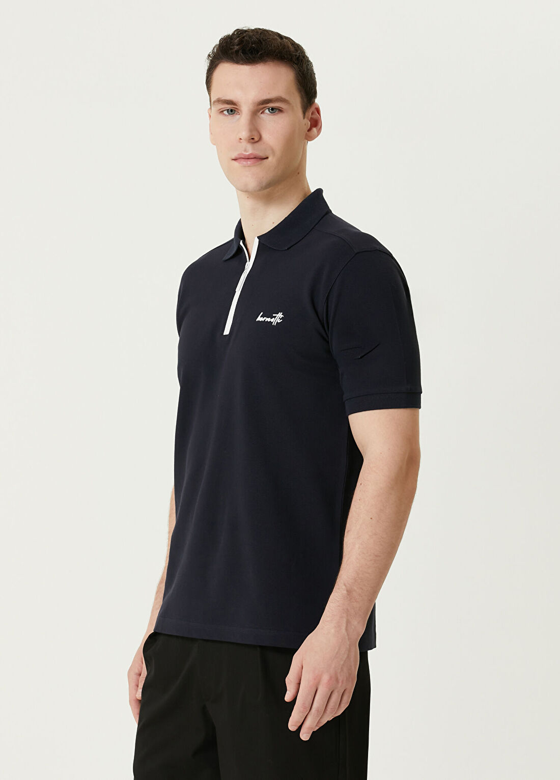 Bernotti Lacivert Polo T-shirt görsel 3