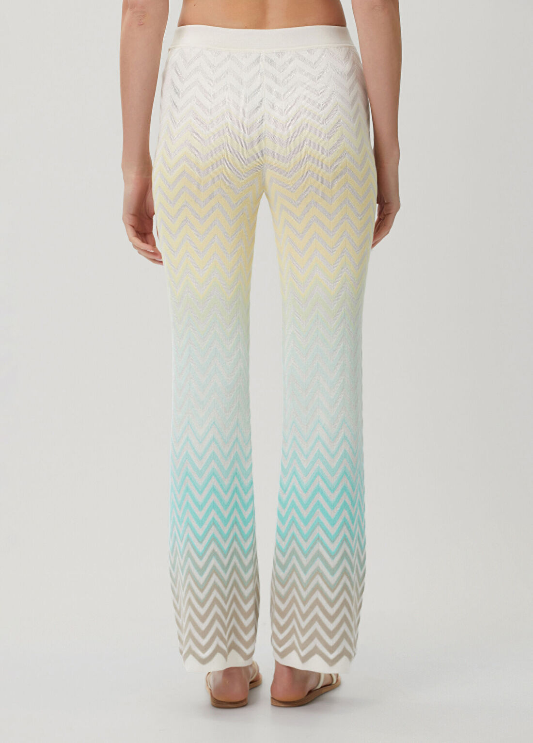 Missoni Sarı Mavi Degrade Pantolon görsel 4