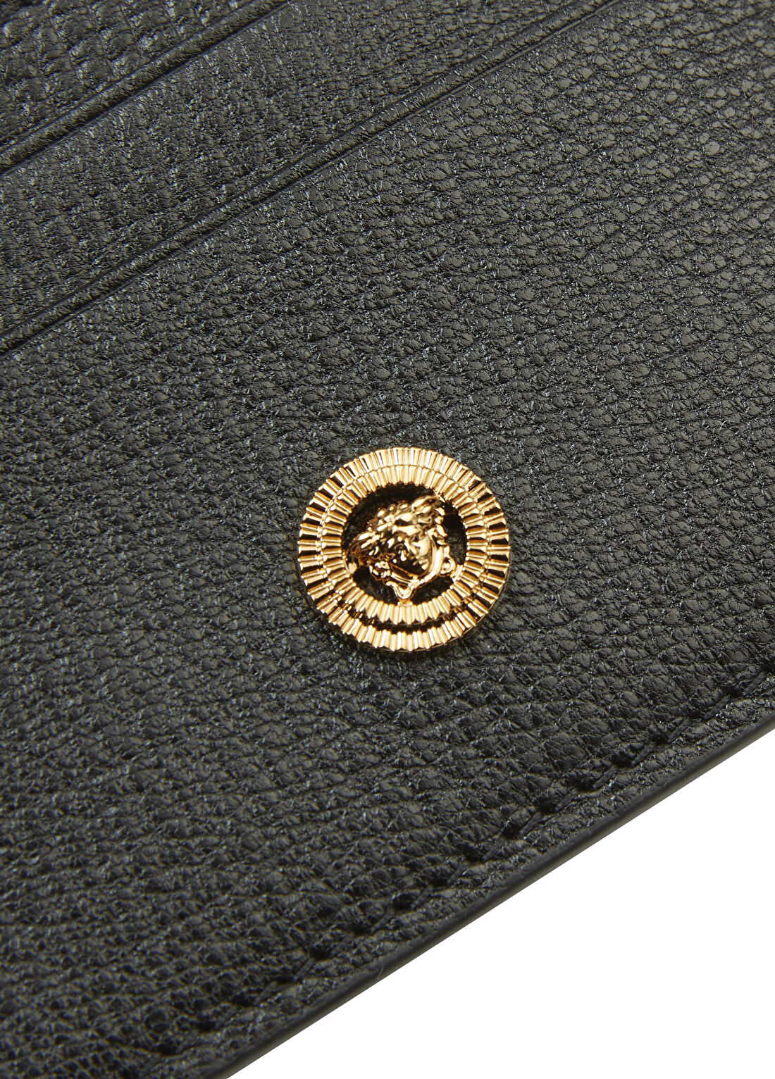 Versace Siyah Erkek Deri Kartlık görsel 3