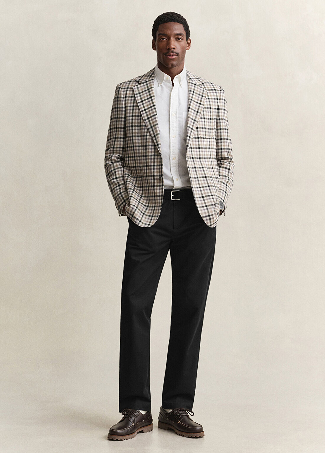 Gant Siyah Pamuklu Regular Fit Erkek Chino Pantolon görsel 4