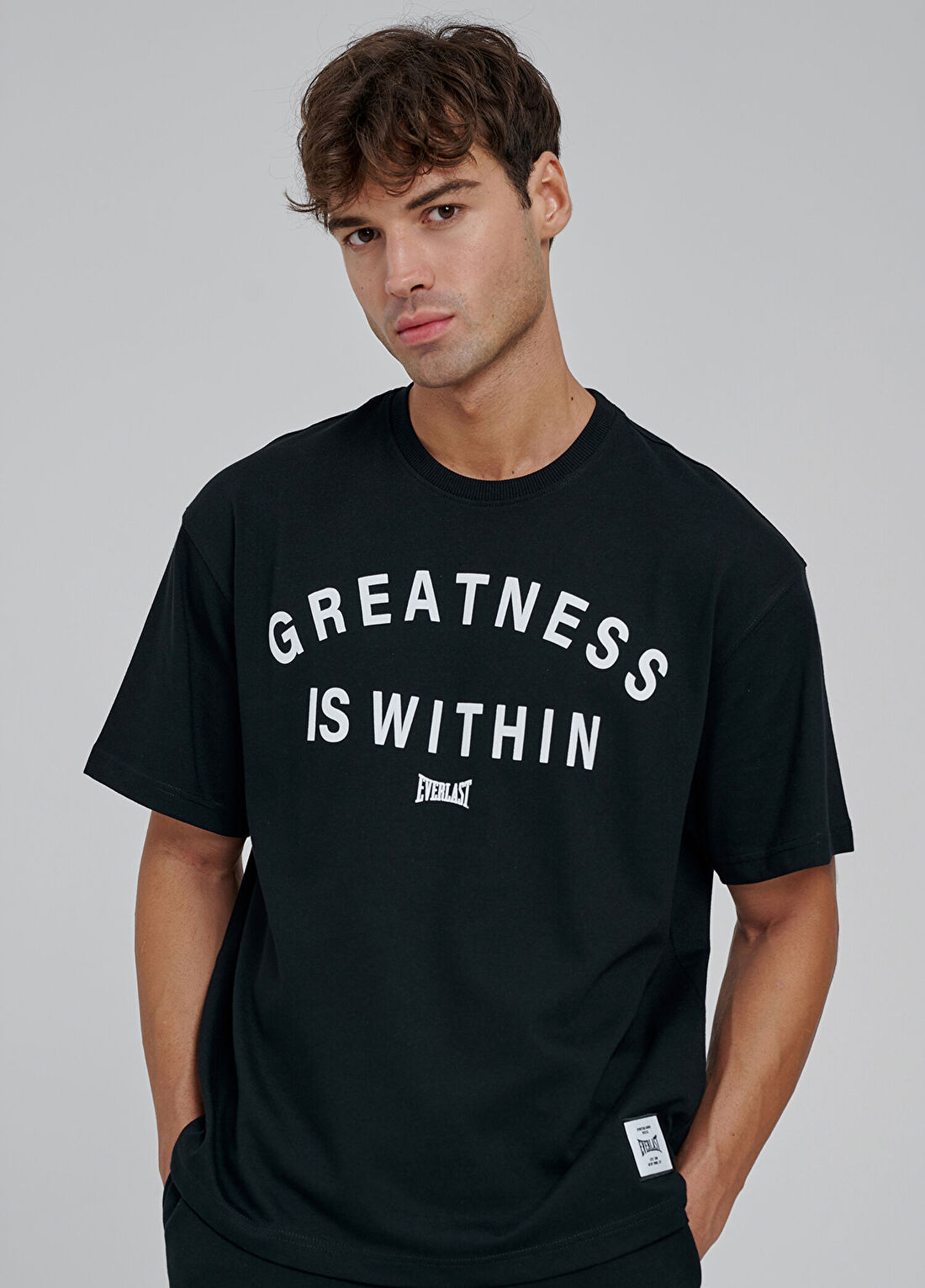 Everlast Greatness Within Comfort Siyah Kısa Kollu Erkek T-Shirt