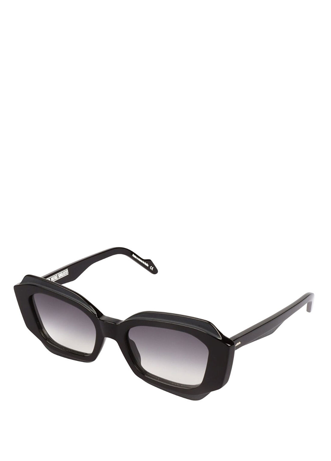 Original Vintage Sunglasses Gloss Double GD 03 Black Asetat Unisex Güneş Gözlüğü