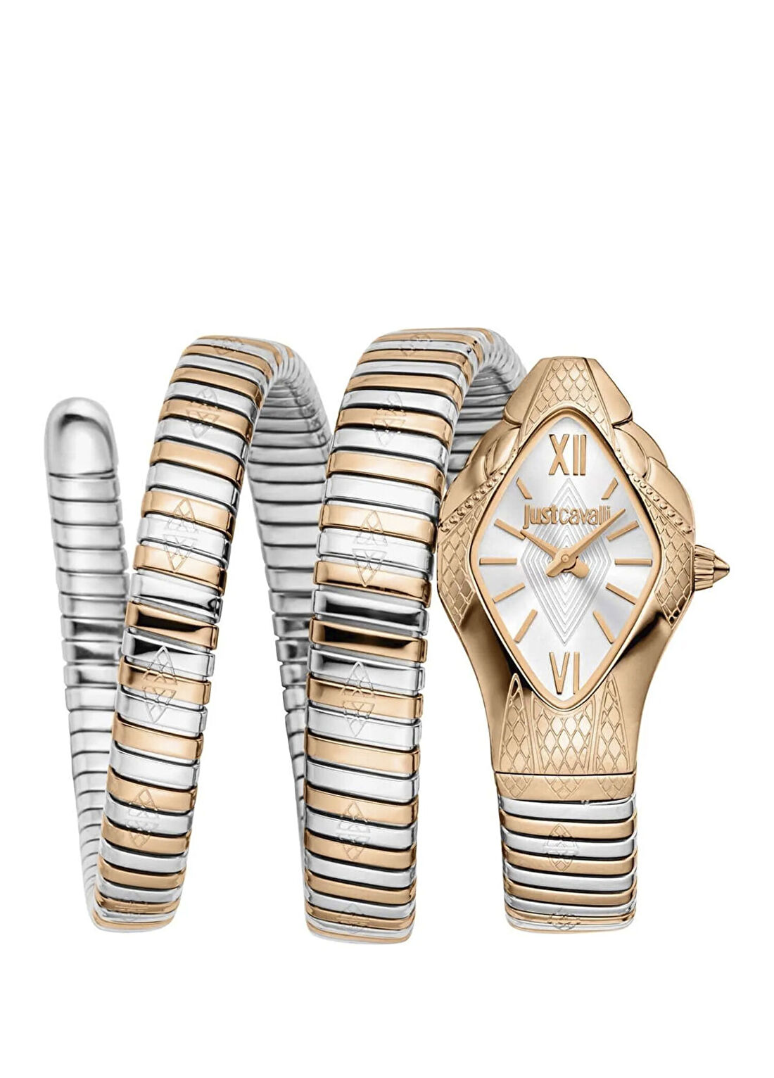Just Cavalli JC1L307M0065 Metalik Gri Rose Gold Çelik Kadın Kol Saati