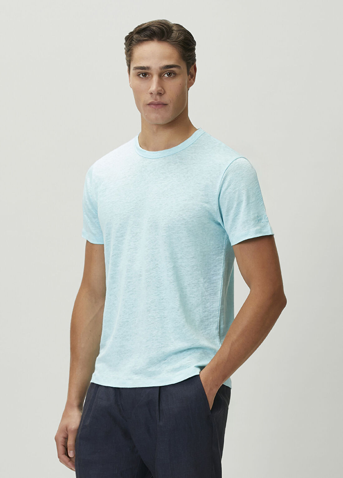 MC2 (Saint Barth) Ecstasea Mavi Keten T-shirt