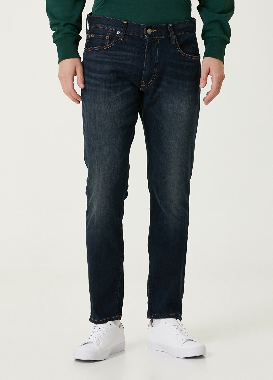 Polo Ralph Lauren Koyu Mavi Jean Pantolon görsel 2