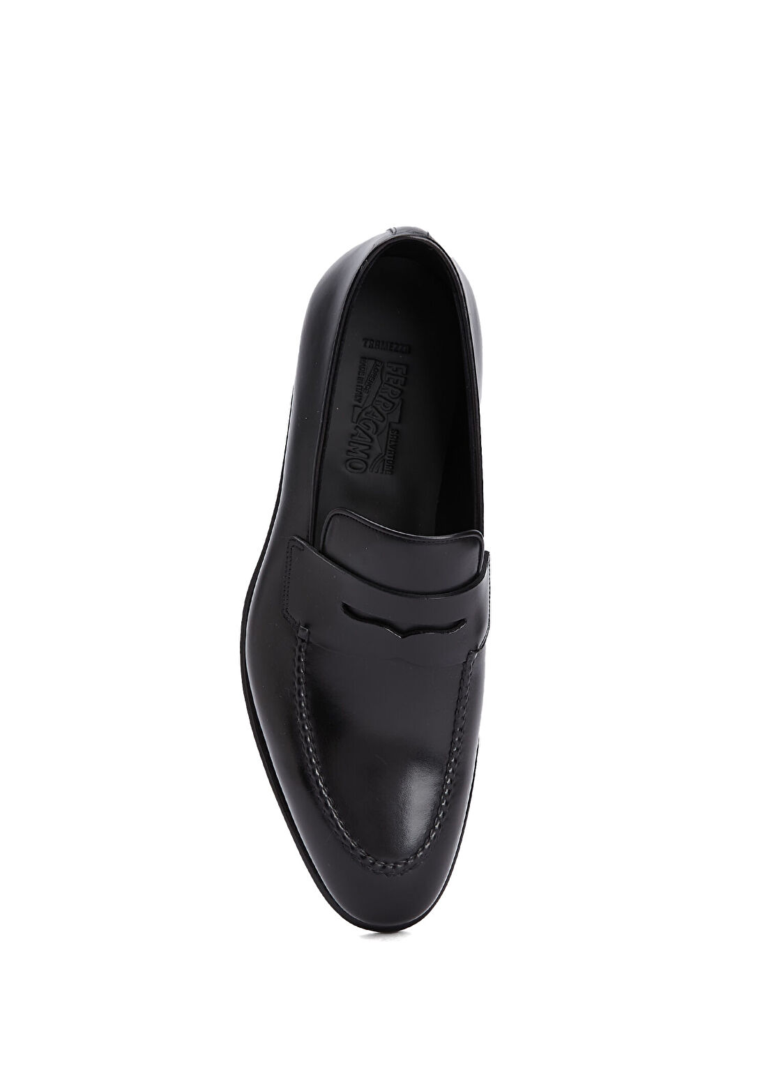 Ferragamo Amsterdam Siyah Erkek Deri Loafer görsel 4