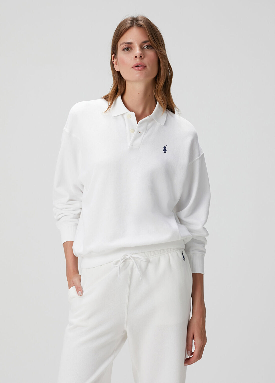 Polo Ralph Lauren Beyaz Polo Sweatshirt