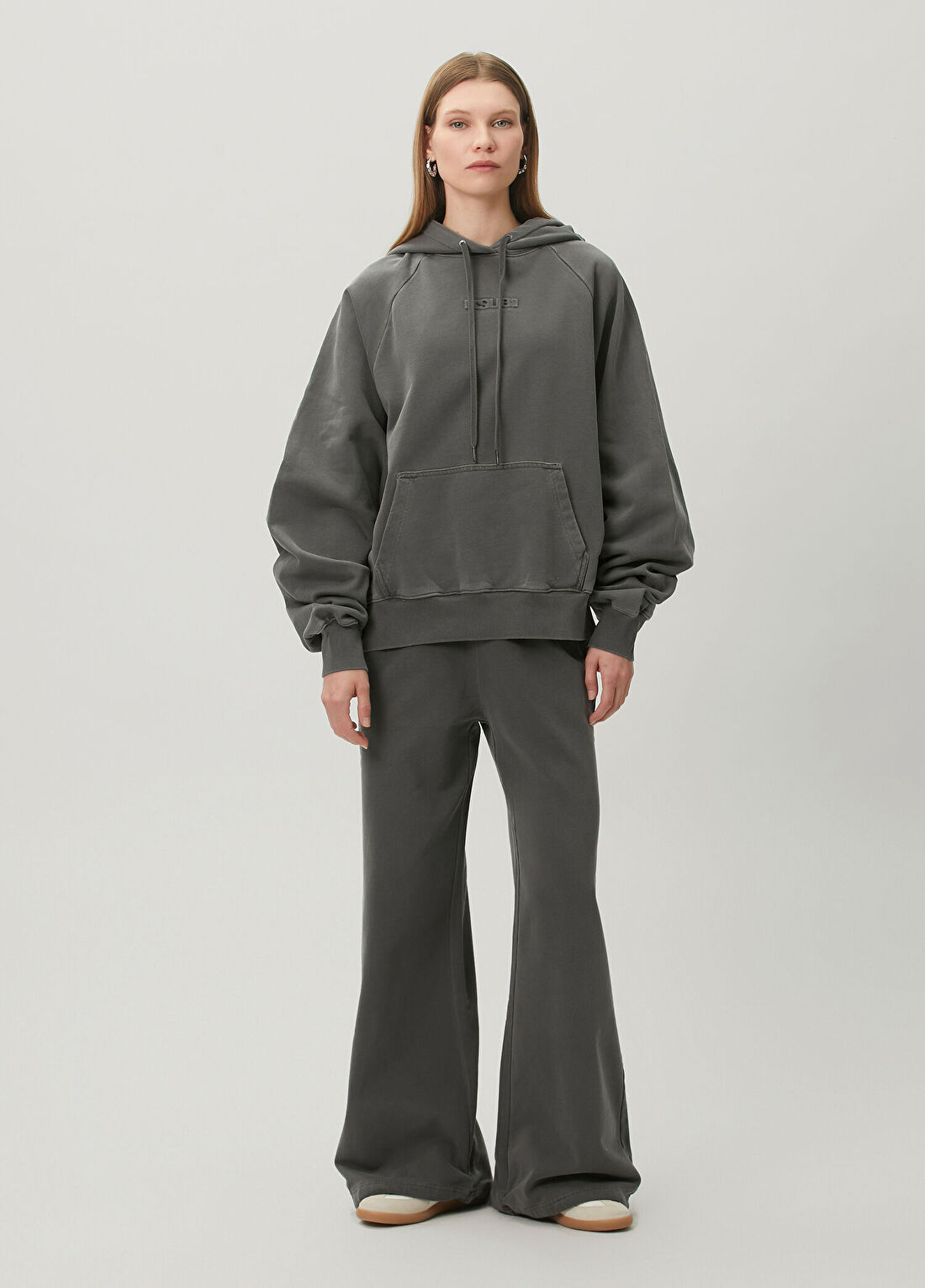 KSUBI Koyu Gri Kapüşonlu Sweatshirt görsel 2