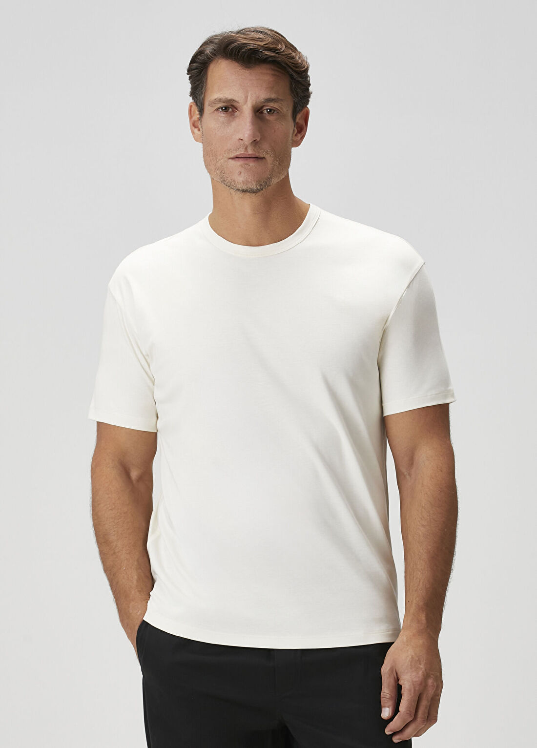 Umit Benan Classic Beyaz T-shirt