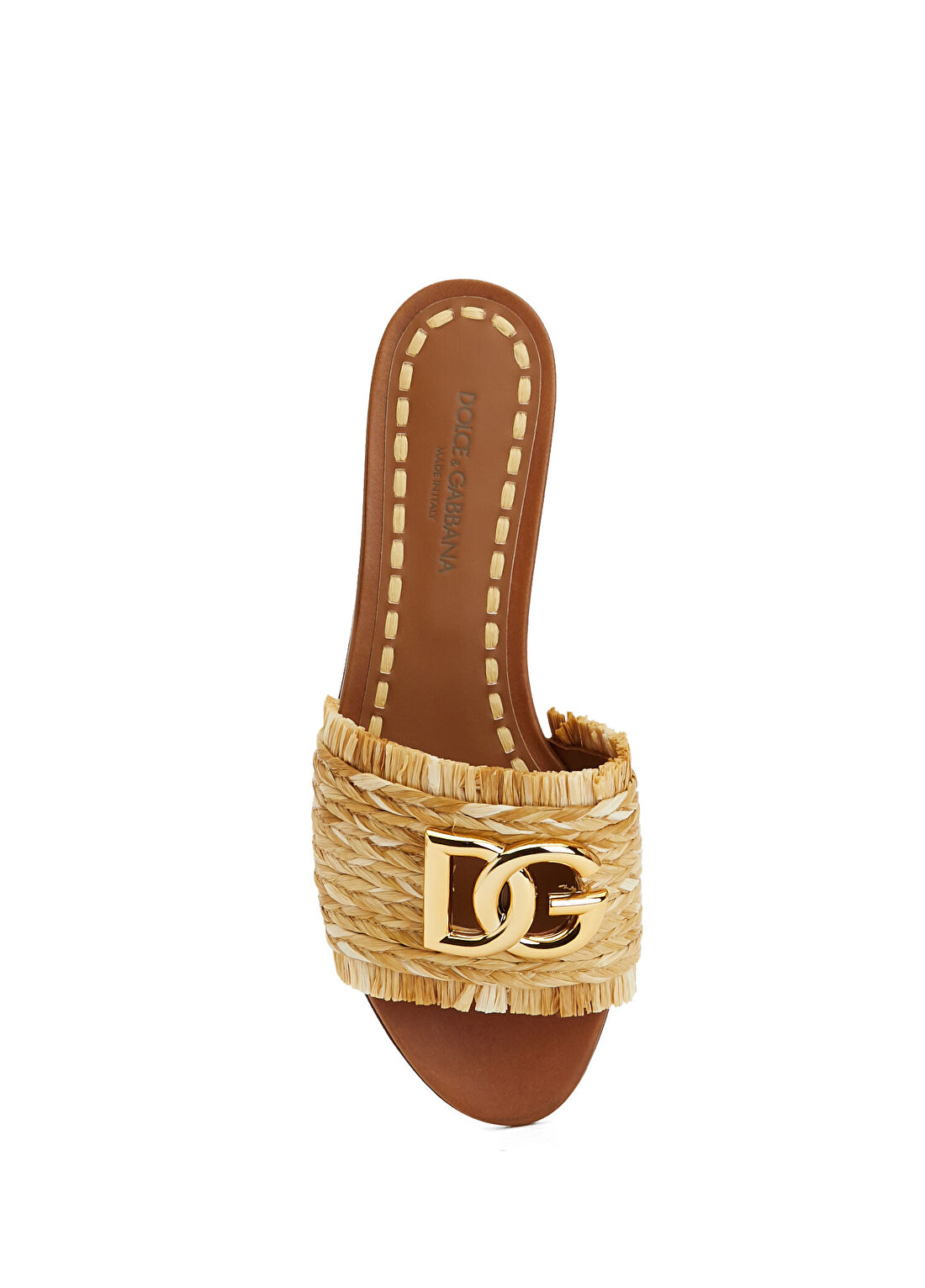 Dolce&Gabbana Kadın Rafya Terlik görsel 4