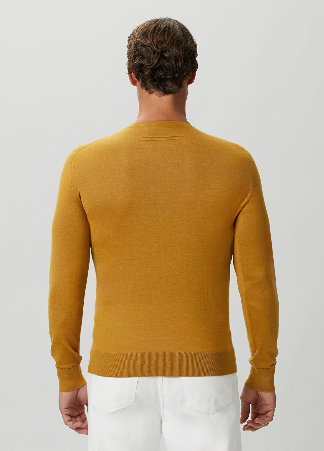 Zegna Sarı Kaşmir Triko görsel 4