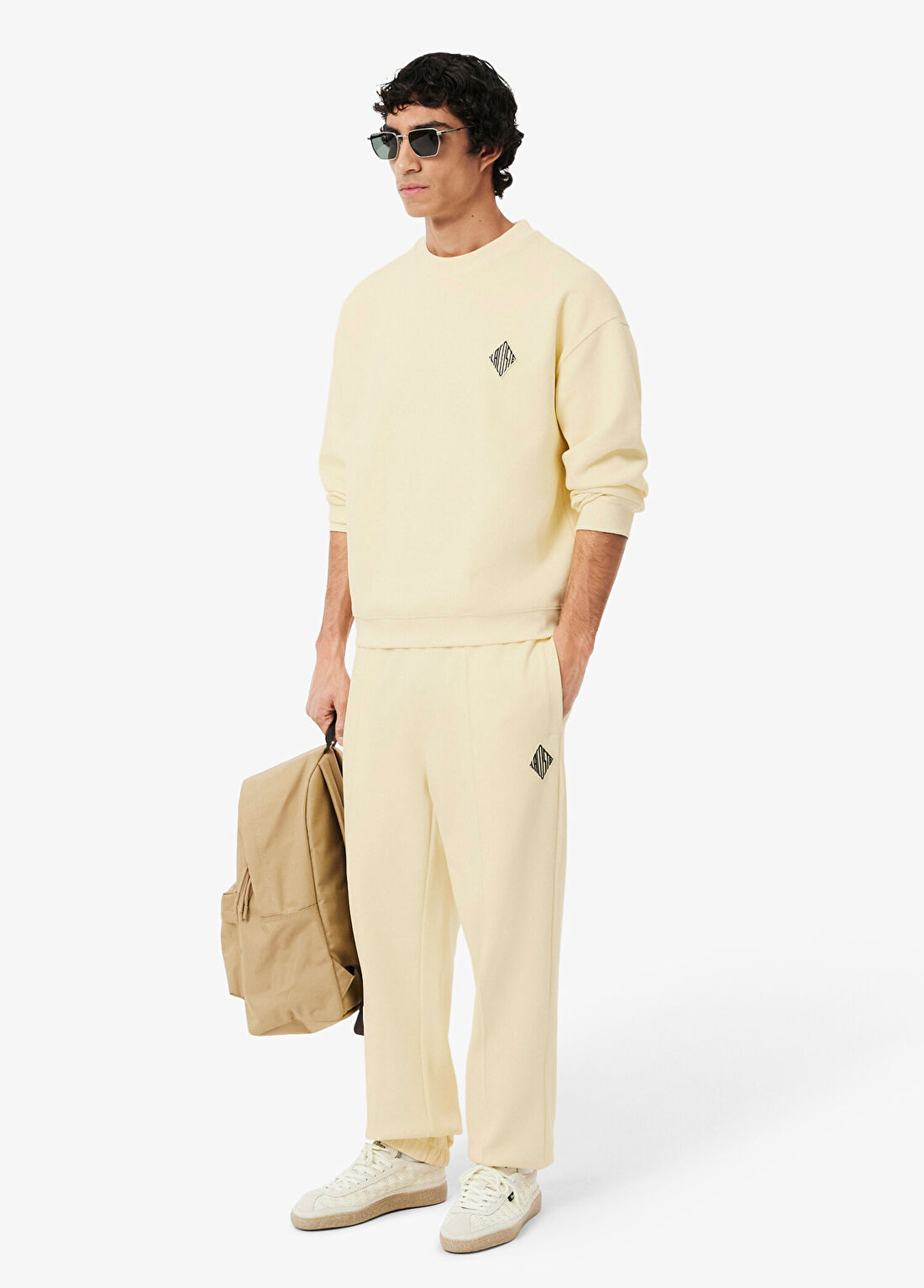 Lacoste Sarı Regular Fit Erkek Eşofman Altı görsel 4