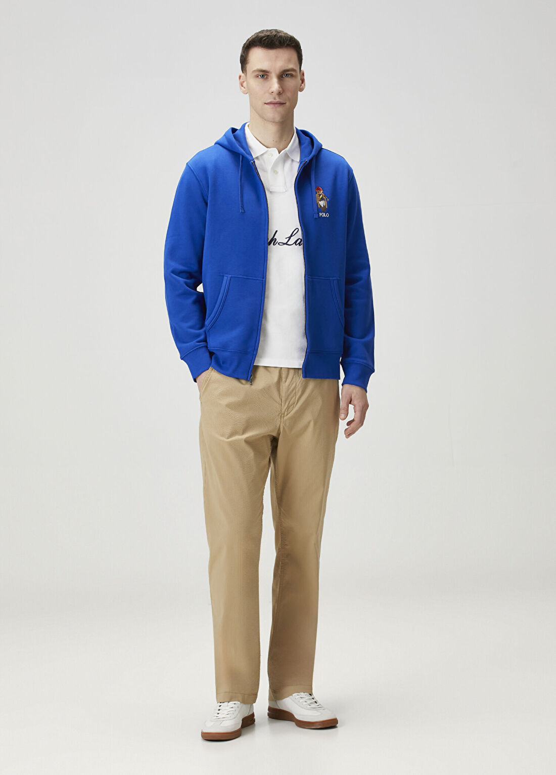 Polo Ralph Lauren Mavi Kapüşonlu Sweatshirt görsel 2