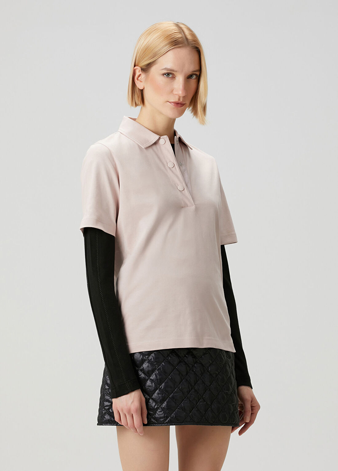 Moncler Pudra Polo T-shirt