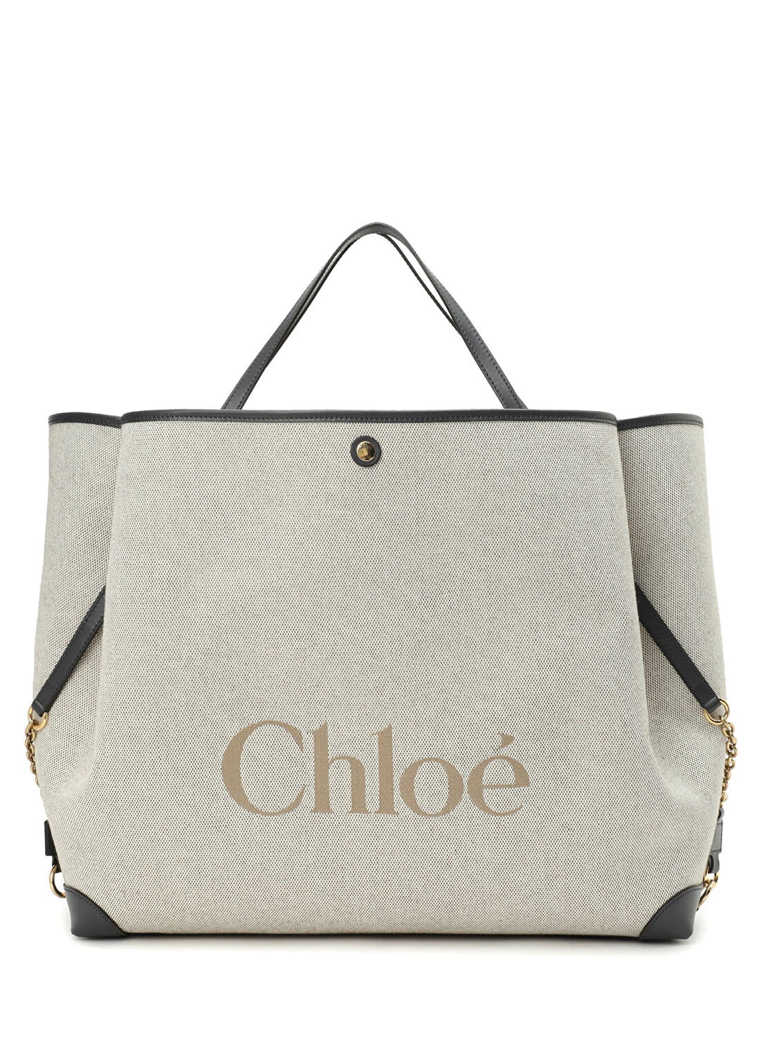 Chloe Clover Lacivert Kadın Deri Plaj Çantası