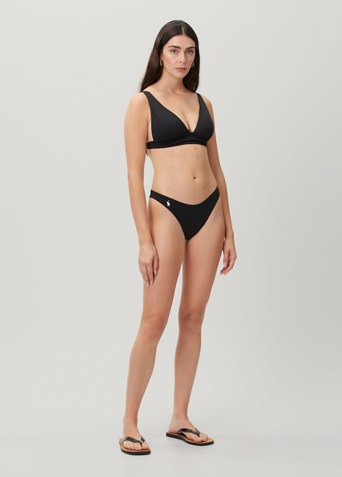 Polo Ralph Lauren Siyah Üçgen Bikini Üstü görsel 2