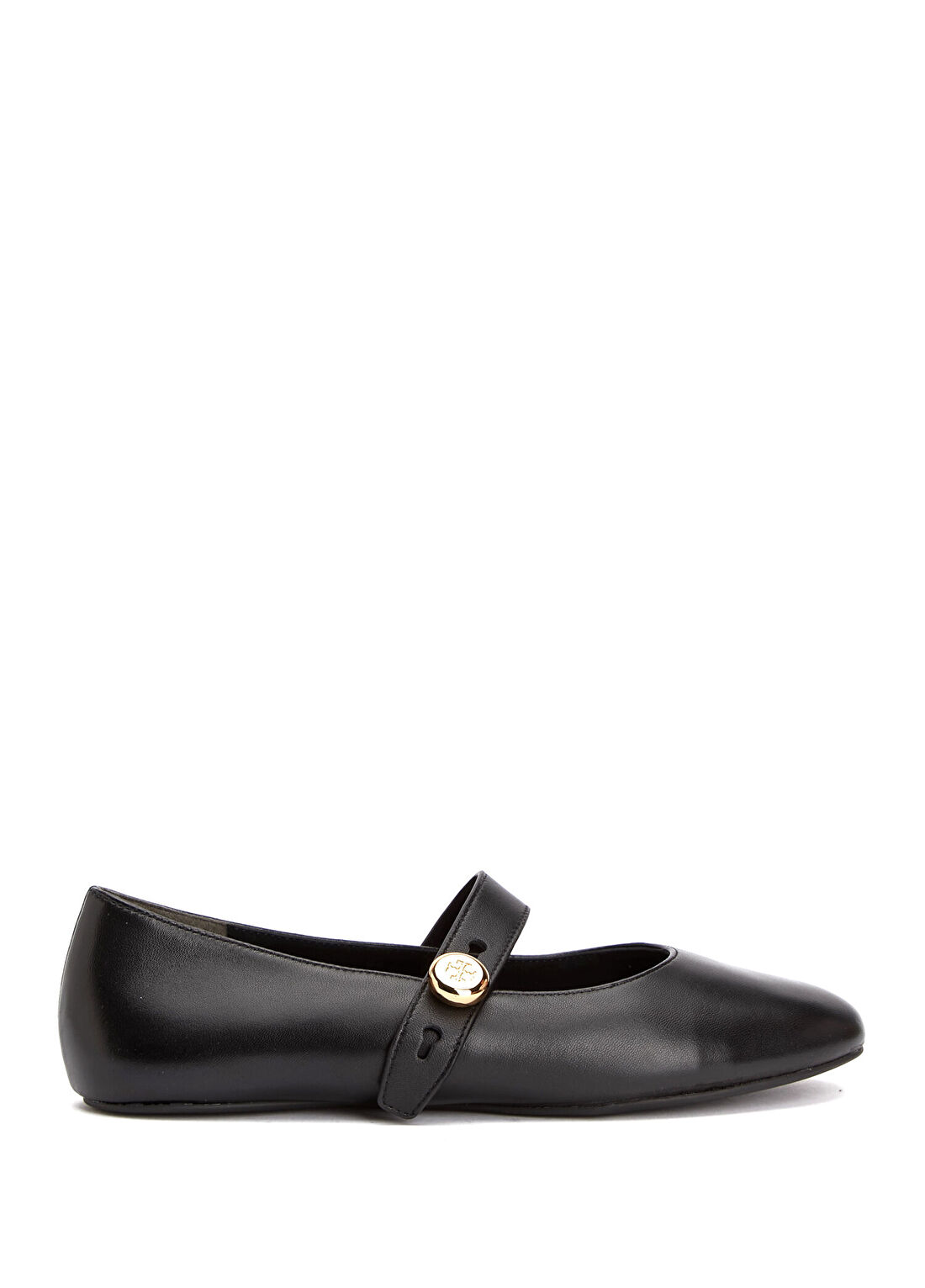 Tory Burch Romy Siyah Deri Babet
