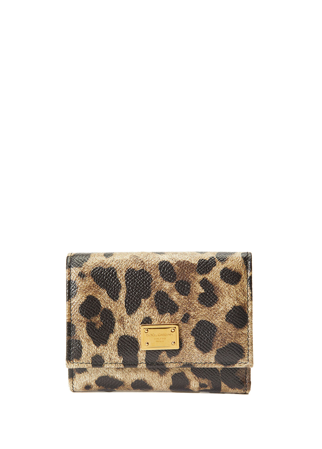 Dolce&Gabbana Leopar Desenli Kadın Deri Cüzdan