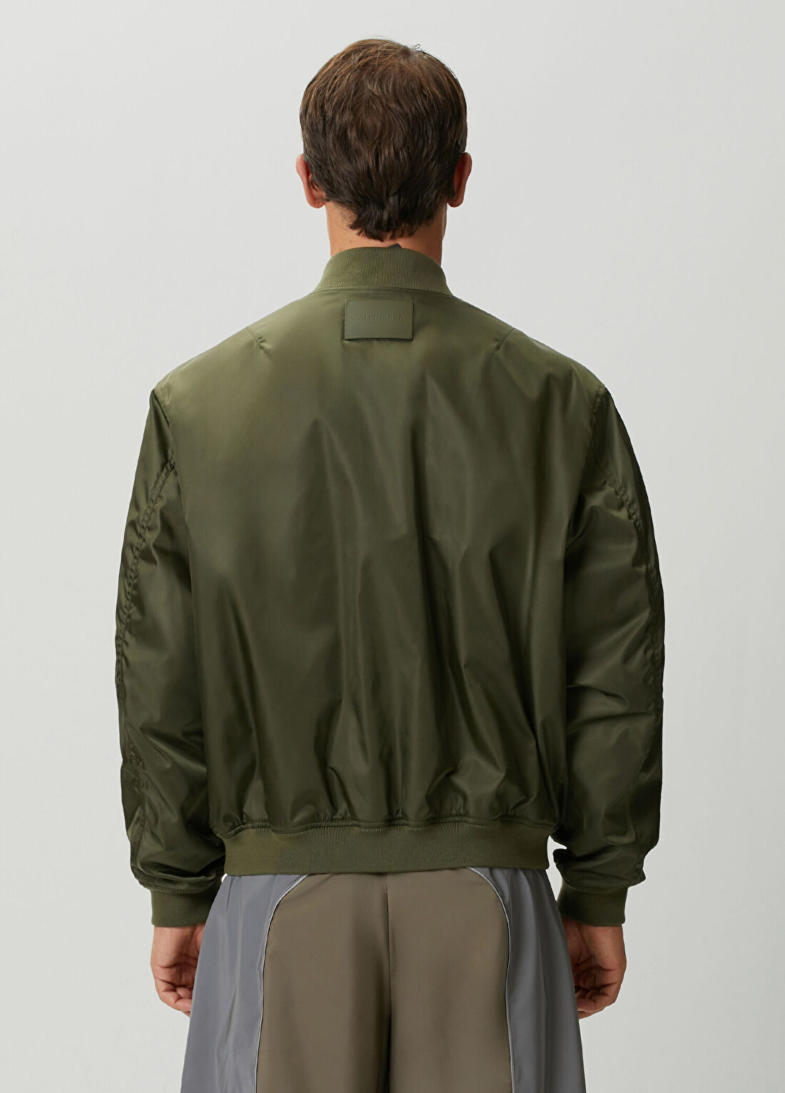 Balenciaga Haki Bomber Classic Oversized Mont görsel 4