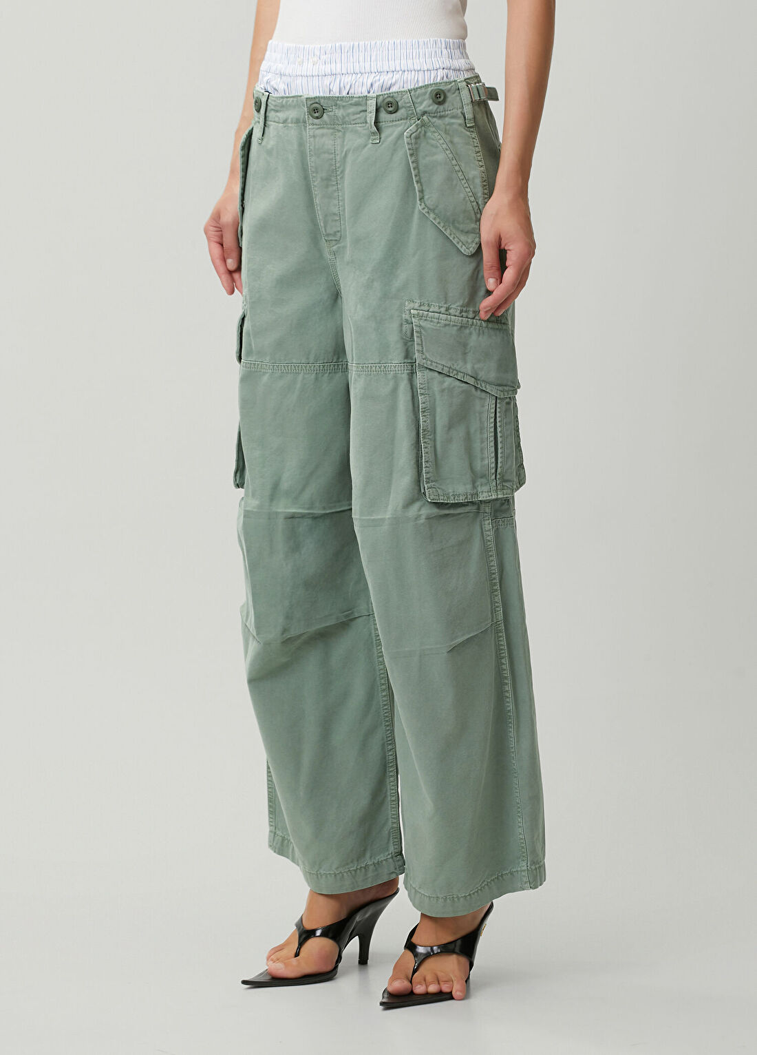 Alexander Wang Yeşil Kargo Pantolon görsel 3